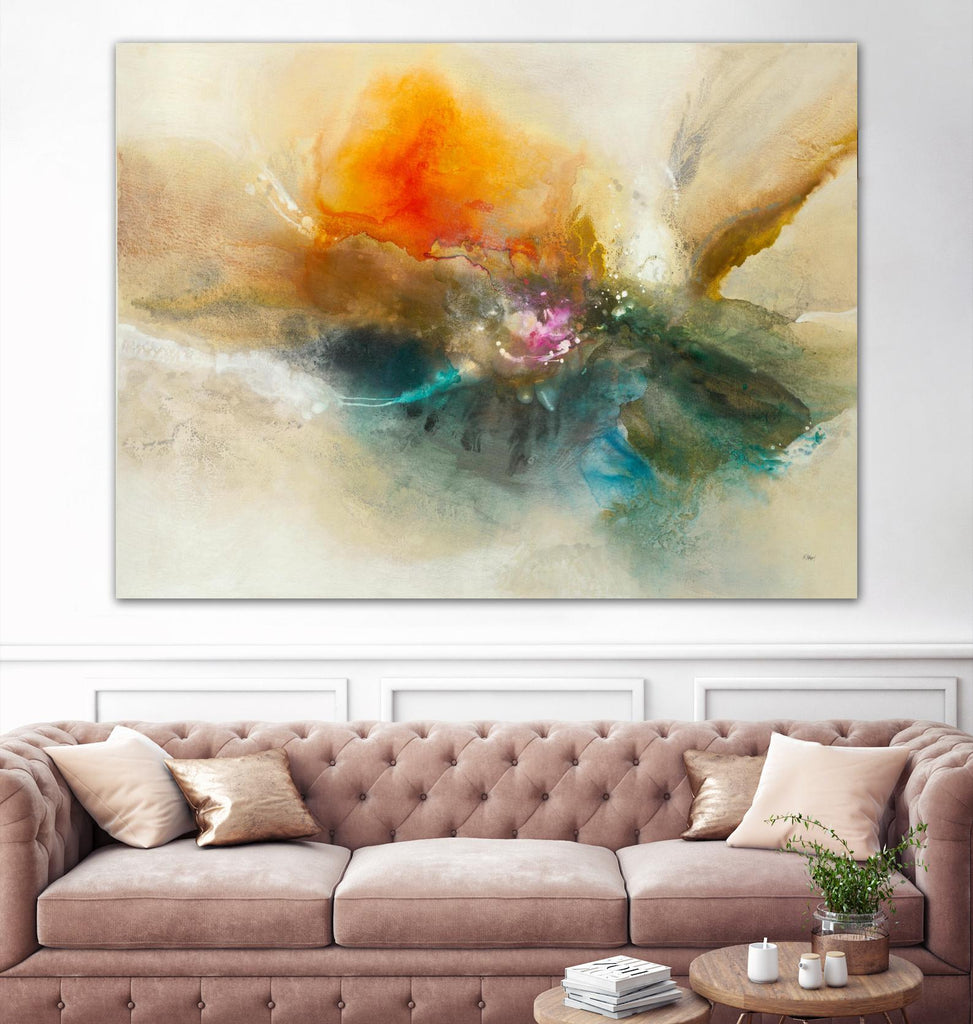 Eternal Bloom by K. Nari on GIANT ART - oranges abstract floral abstract floral