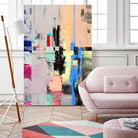 Current Form I by Nancy Ngo on GIANT ART - grays abstract blue