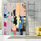 Current Form I by Nancy Ngo on GIANT ART - grays abstract blue