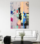 Current Form I by Nancy Ngo on GIANT ART - grays abstract blue