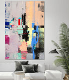 Current Form I by Nancy Ngo on GIANT ART - grays abstract blue