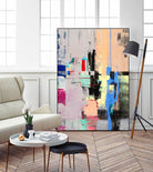 Current Form I by Nancy Ngo on GIANT ART - grays abstract blue