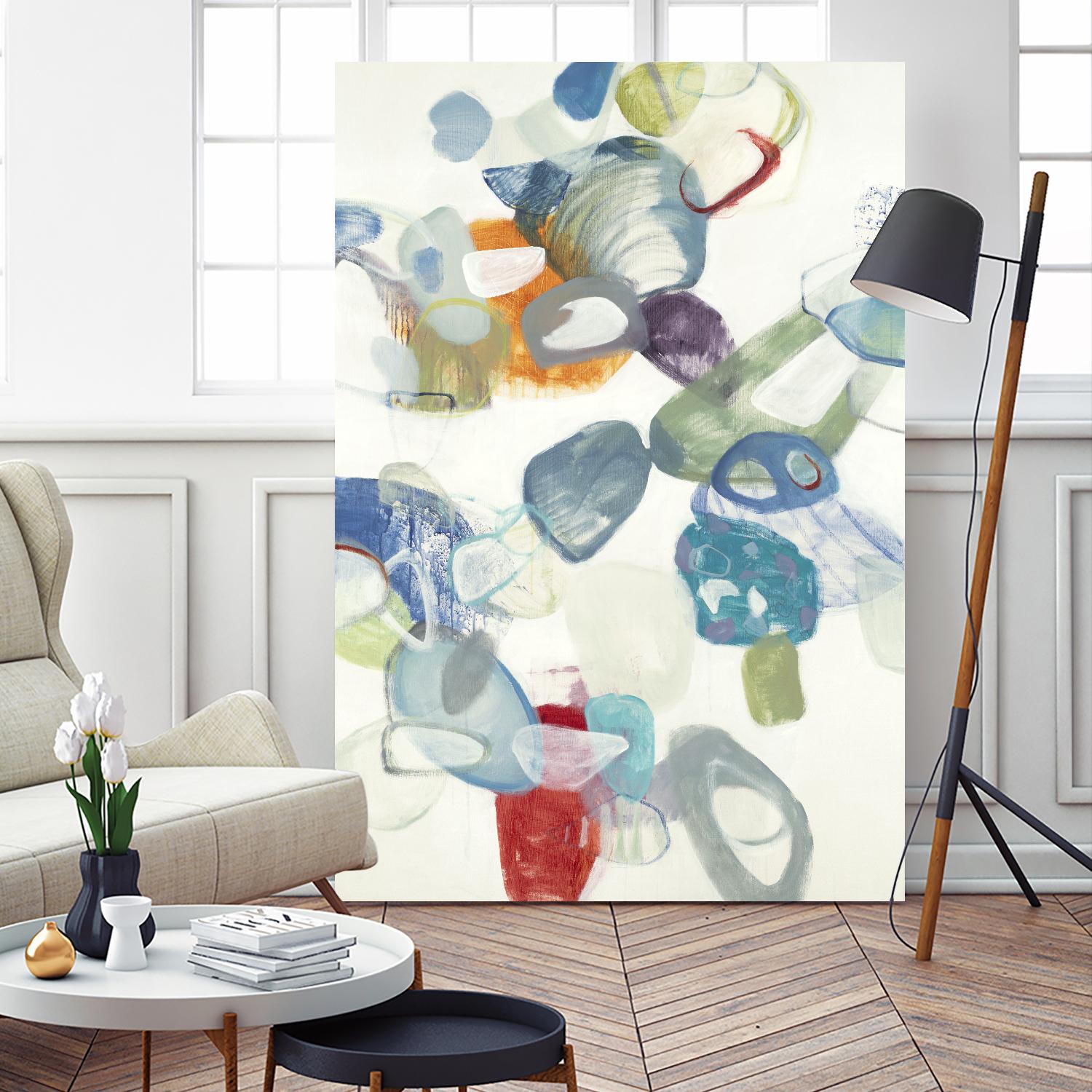 Party Time II by Lisa Ridgers on GIANT ART - blues abstract