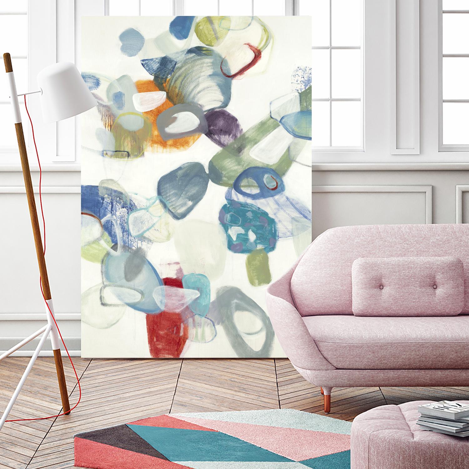 Party Time II by Lisa Ridgers on GIANT ART - blues abstract