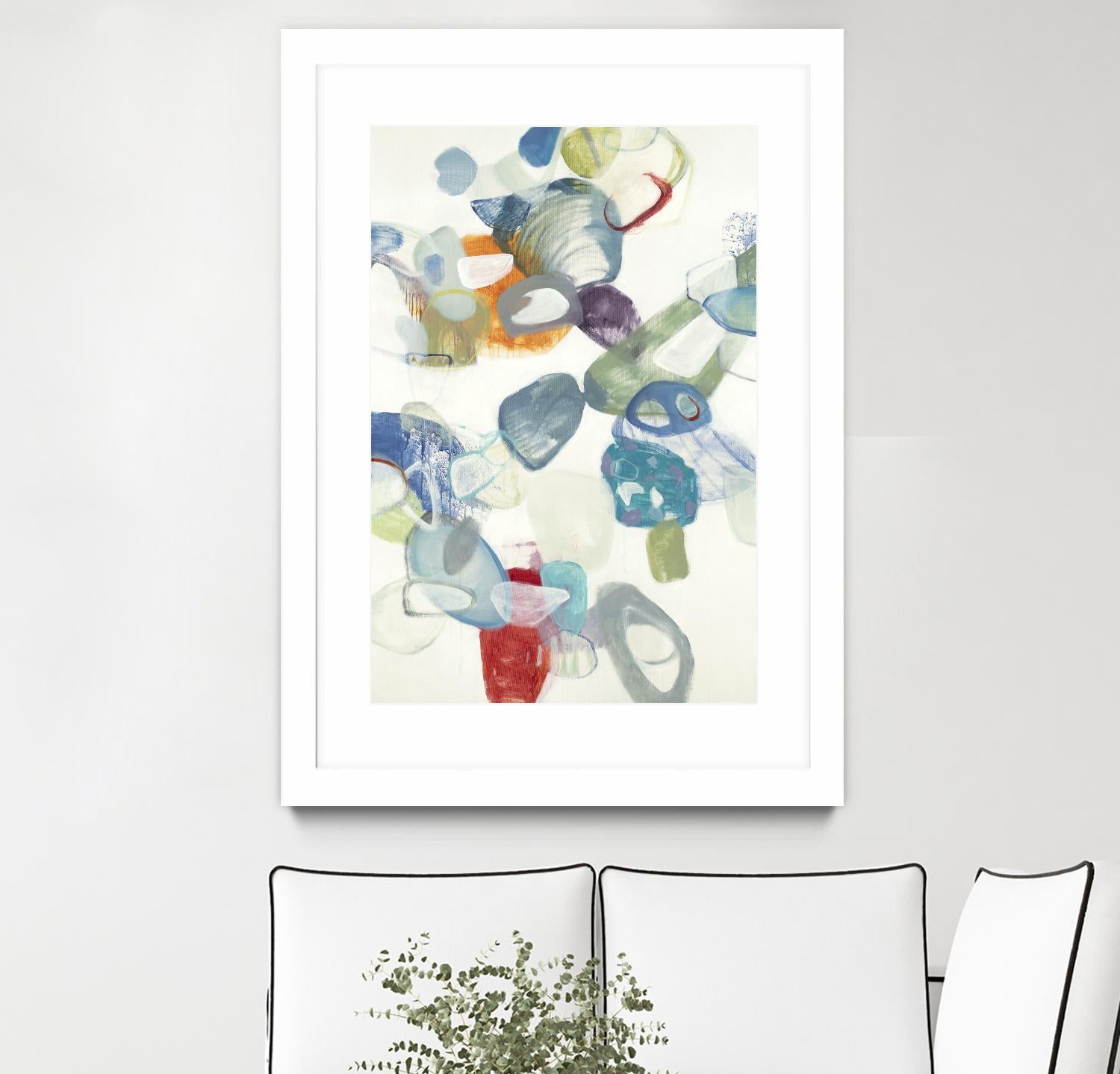 Party Time II by Lisa Ridgers on GIANT ART - blues abstract