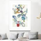 Party Time II by Lisa Ridgers on GIANT ART - blues abstract