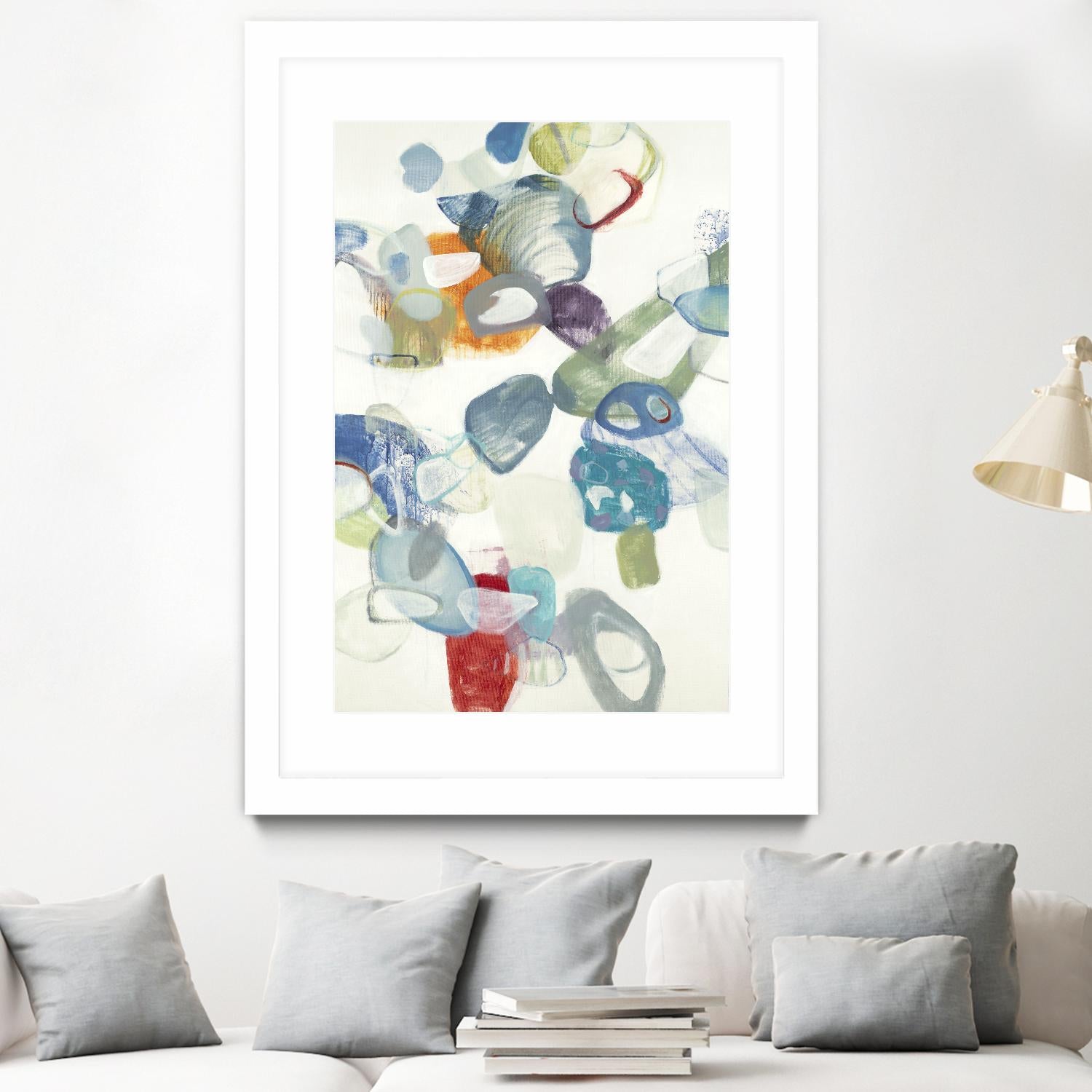 Party Time II by Lisa Ridgers on GIANT ART - blues abstract