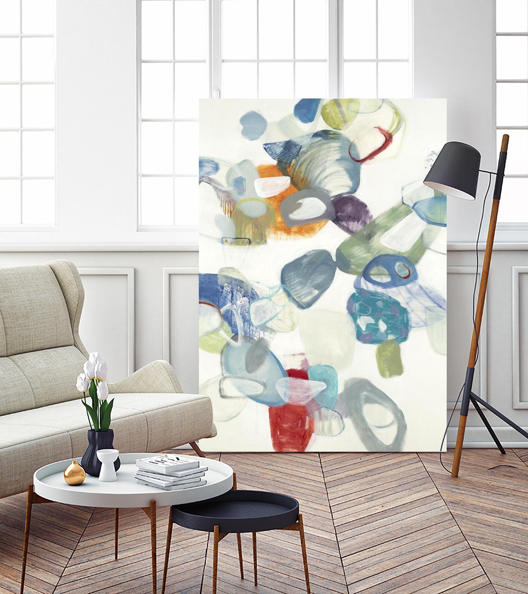 Party Time II by Lisa Ridgers on GIANT ART - blues abstract