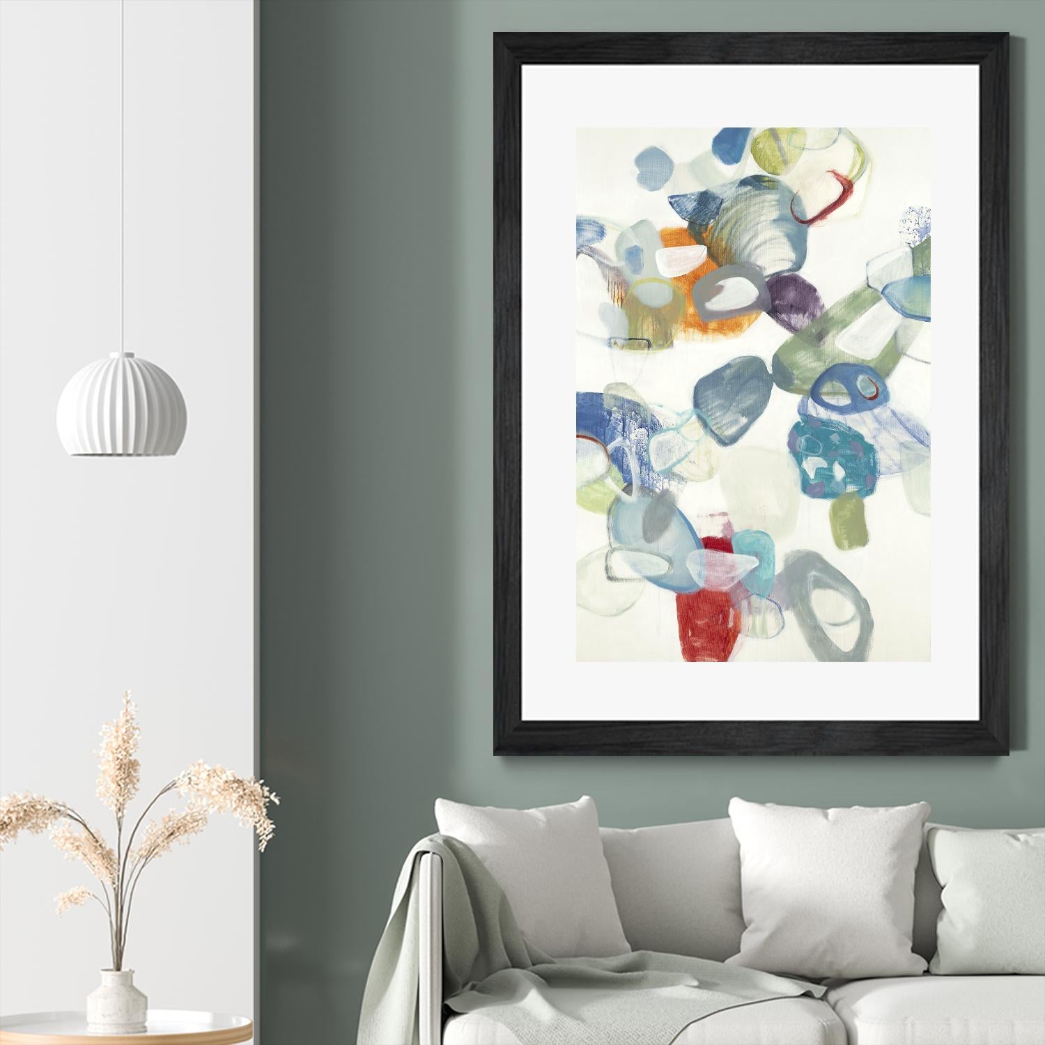 Party Time II by Lisa Ridgers on GIANT ART - blues abstract