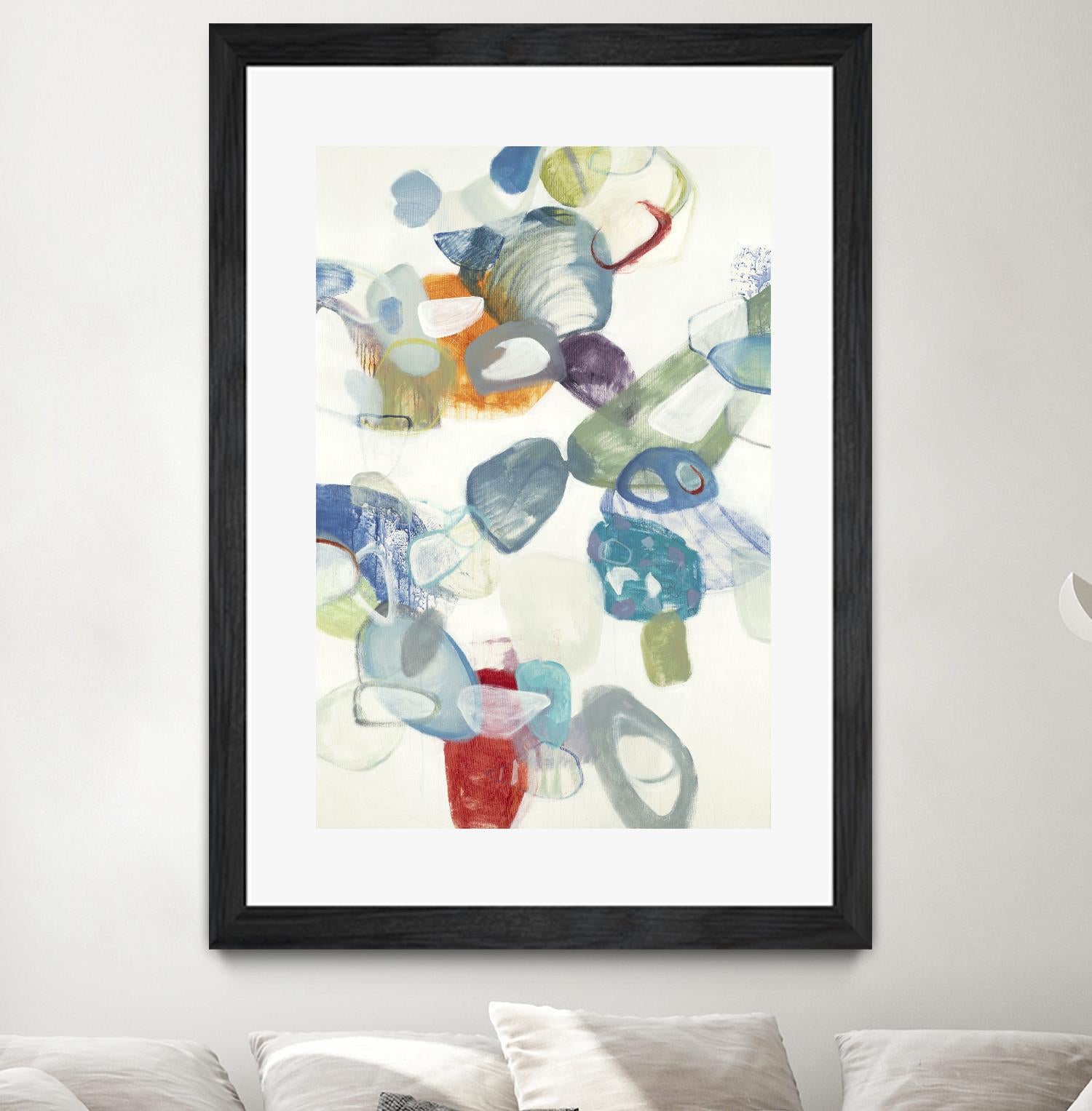 Party Time II by Lisa Ridgers on GIANT ART - blues abstract