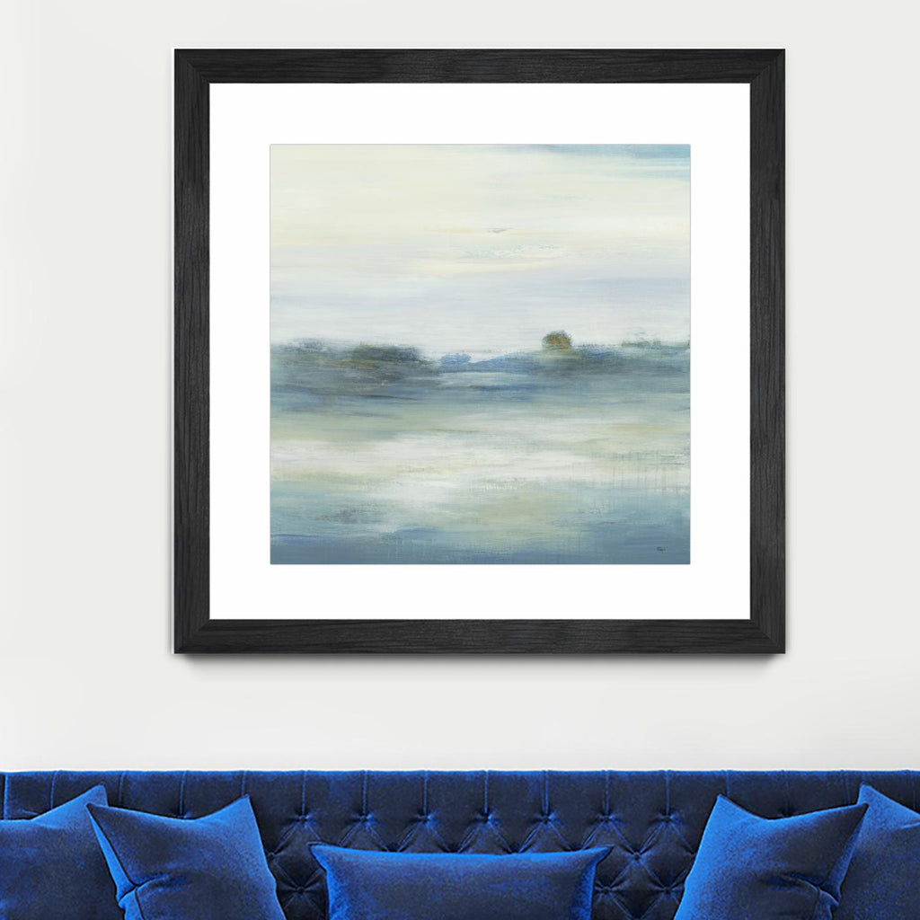 Paysage apaisant de Lisa Ridgers sur GIANT ART - paysages abstraits bleus