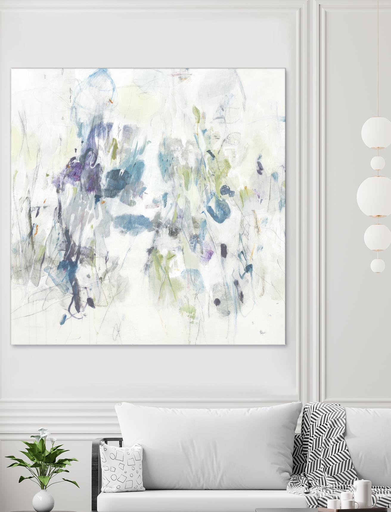 Keep in Touch by Lisa Ridgers on GIANT ART - blues abstract