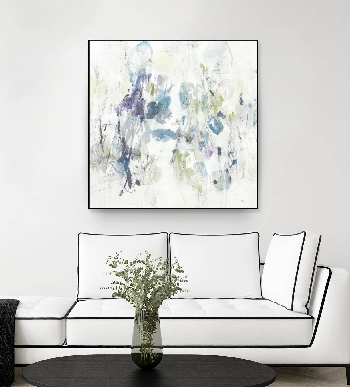 Keep in Touch by Lisa Ridgers on GIANT ART - blues abstract