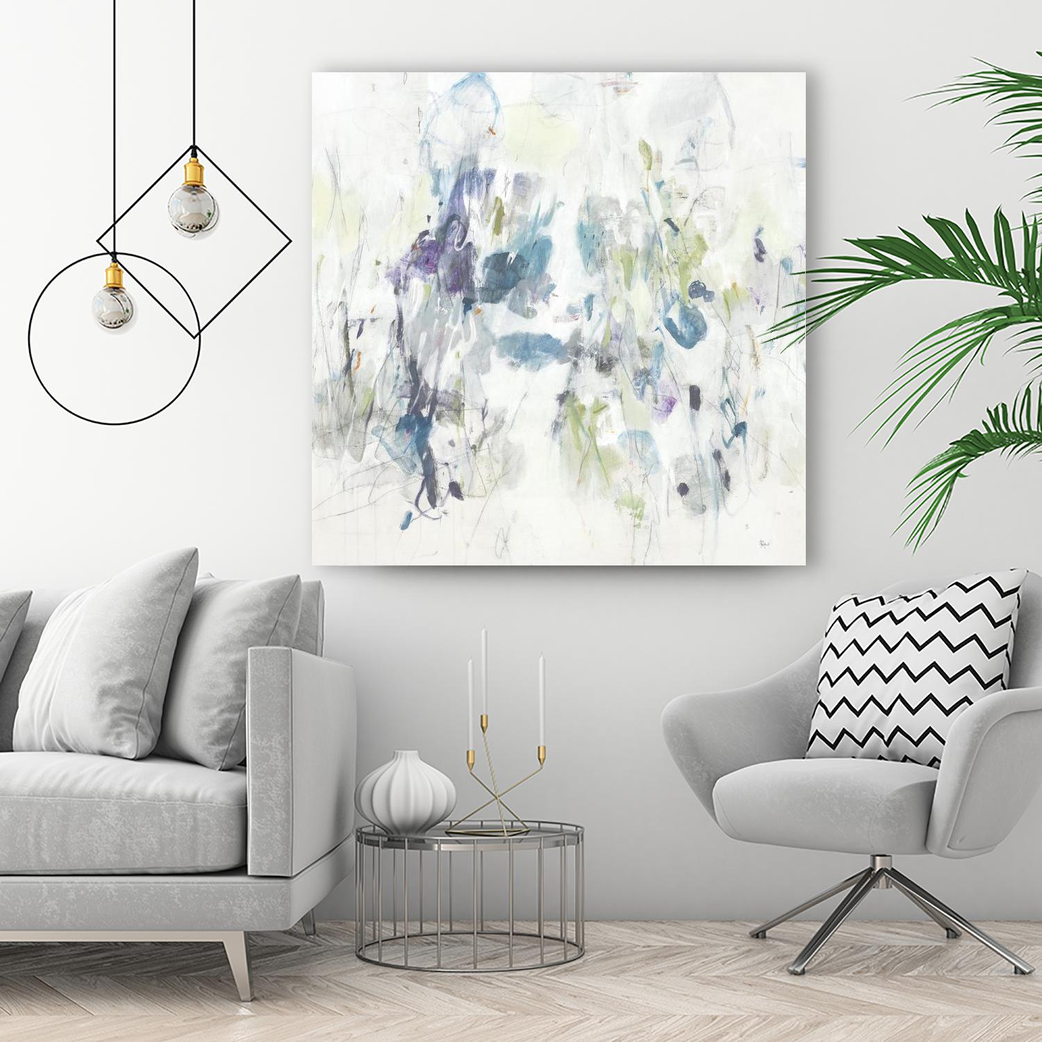 Keep in Touch by Lisa Ridgers on GIANT ART - blues abstract