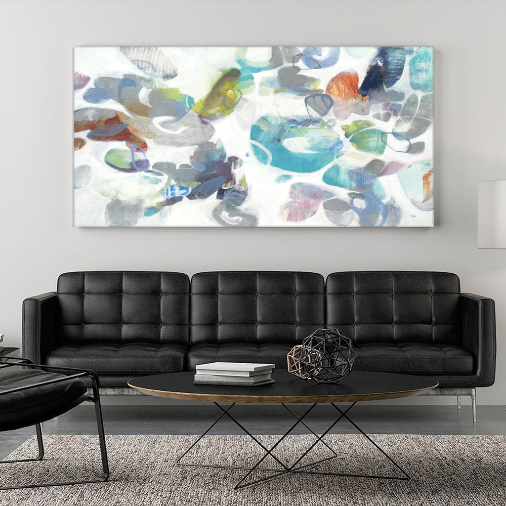 Party Time III by Lisa Ridgers on GIANT ART - blues abstract
