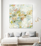 Rhythm & Flow V1 by Lisa Ridgers on GIANT ART - greens geometric shapes