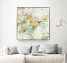 Rhythm & Flow V1 by Lisa Ridgers on GIANT ART - greens geometric shapes