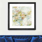 Rhythm & Flow V1 by Lisa Ridgers on GIANT ART - greens geometric shapes