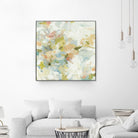 Rhythm & Flow V1 by Lisa Ridgers on GIANT ART - greens geometric shapes