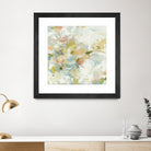 Rhythm & Flow V1 by Lisa Ridgers on GIANT ART - greens geometric shapes