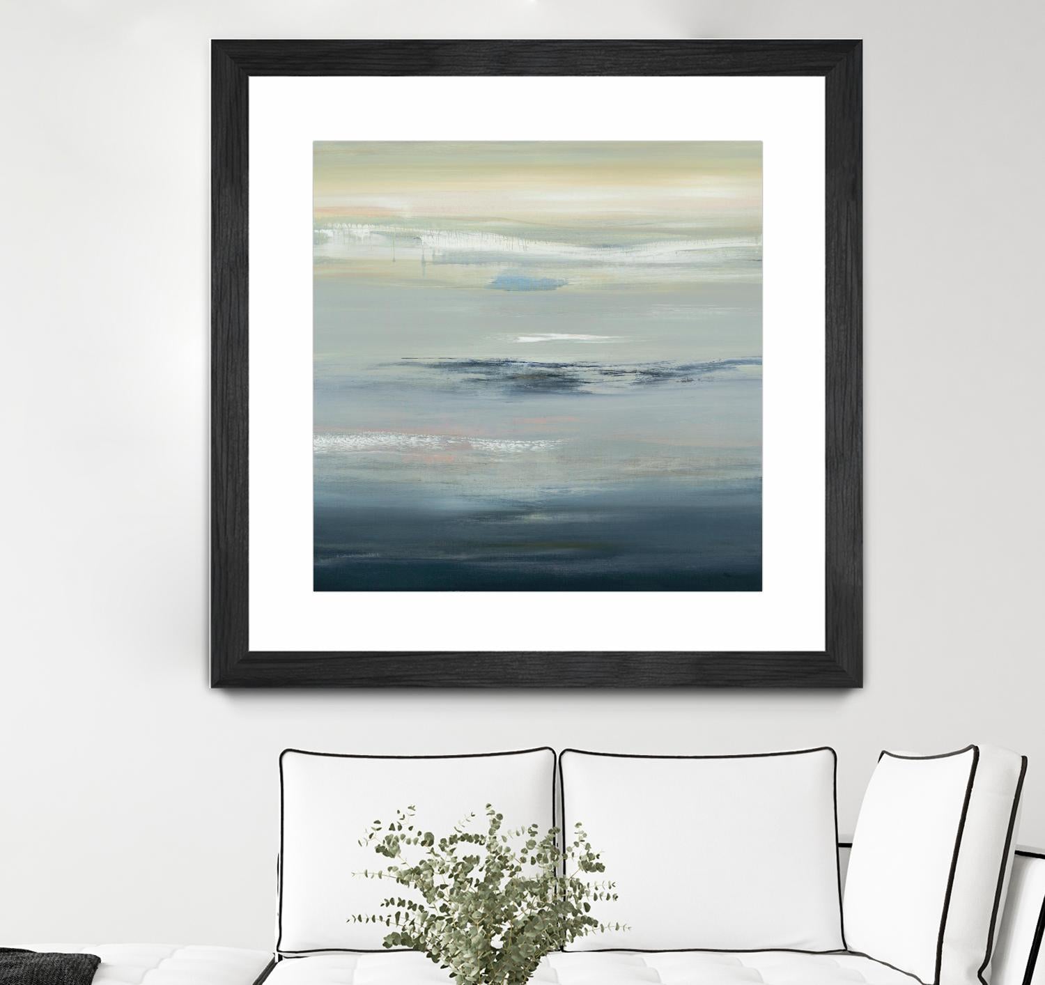 In The Calm by Lisa Ridgers on GIANT ART - grays abstract landscape abstract landscapes