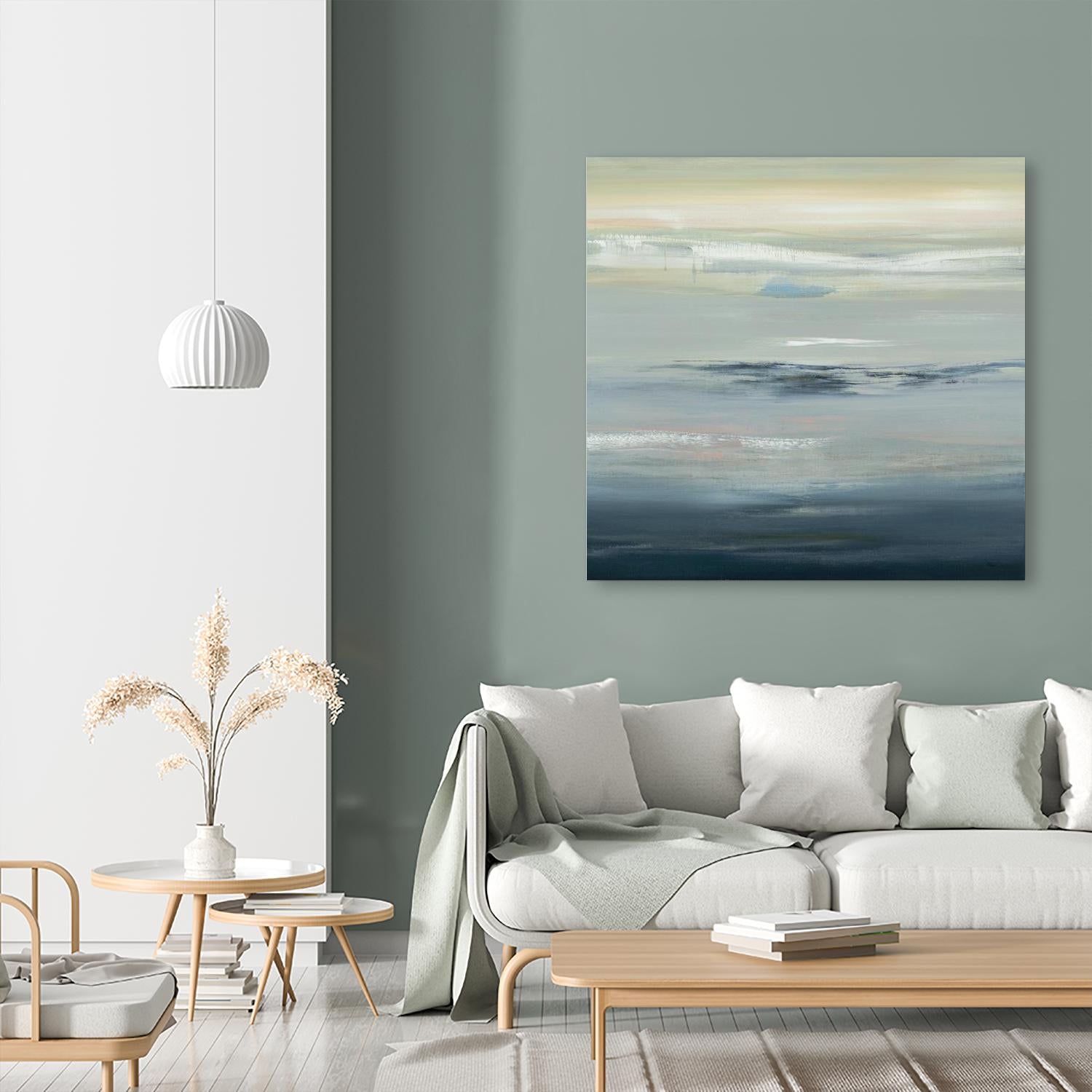 In The Calm by Lisa Ridgers on GIANT ART - grays abstract landscape abstract landscapes