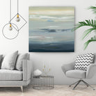 In The Calm by Lisa Ridgers on GIANT ART - grays abstract landscape abstract landscapes
