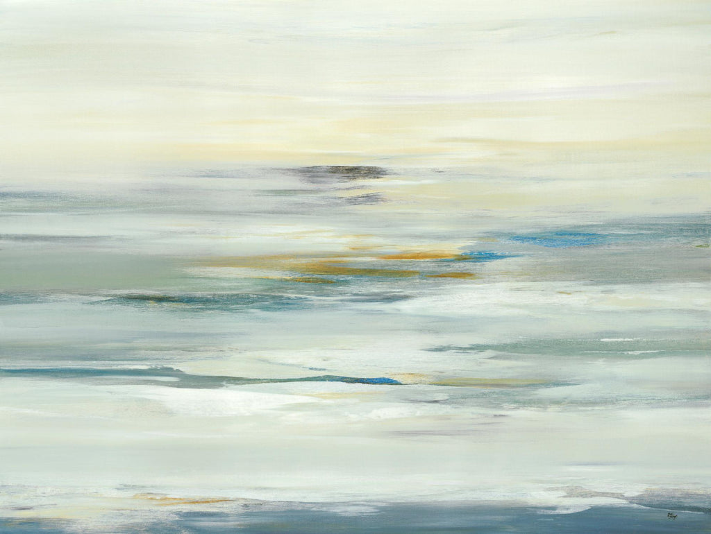 Calm Vision de Lisa Ridgers sur GIANT ART - blanc et crème paysage abstrait blanc