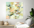 Into The Calm by Lisa Ridgers on GIANT ART - greens abstract pales