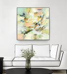 Into The Calm by Lisa Ridgers on GIANT ART - greens abstract pales