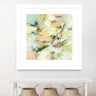 Into The Calm by Lisa Ridgers on GIANT ART - greens abstract pales