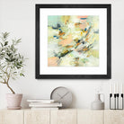 Into The Calm by Lisa Ridgers on GIANT ART - greens abstract pales