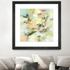 Into The Calm by Lisa Ridgers on GIANT ART - greens abstract pales