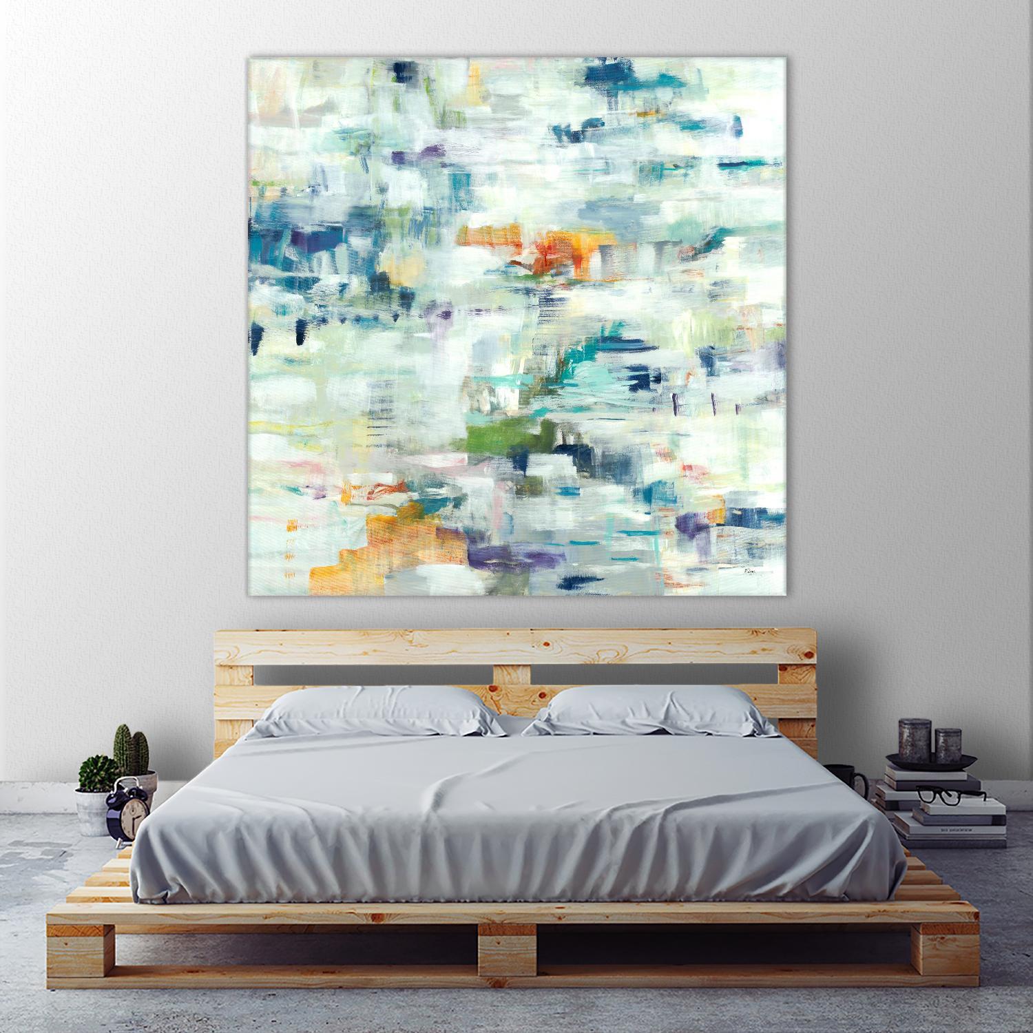 Conclusion Of The Day by Lisa Ridgers on GIANT ART - whites & creams abstract white