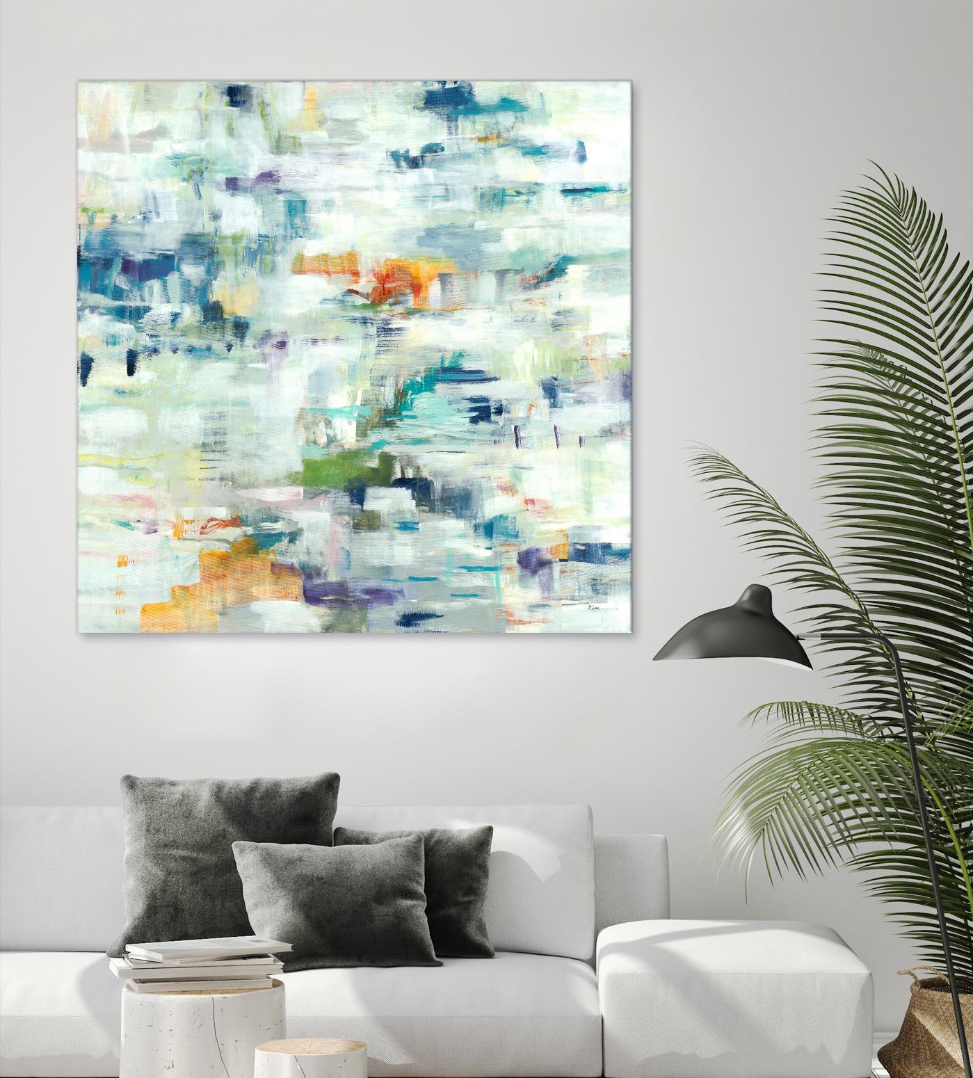 Conclusion Of The Day by Lisa Ridgers on GIANT ART - whites & creams abstract white