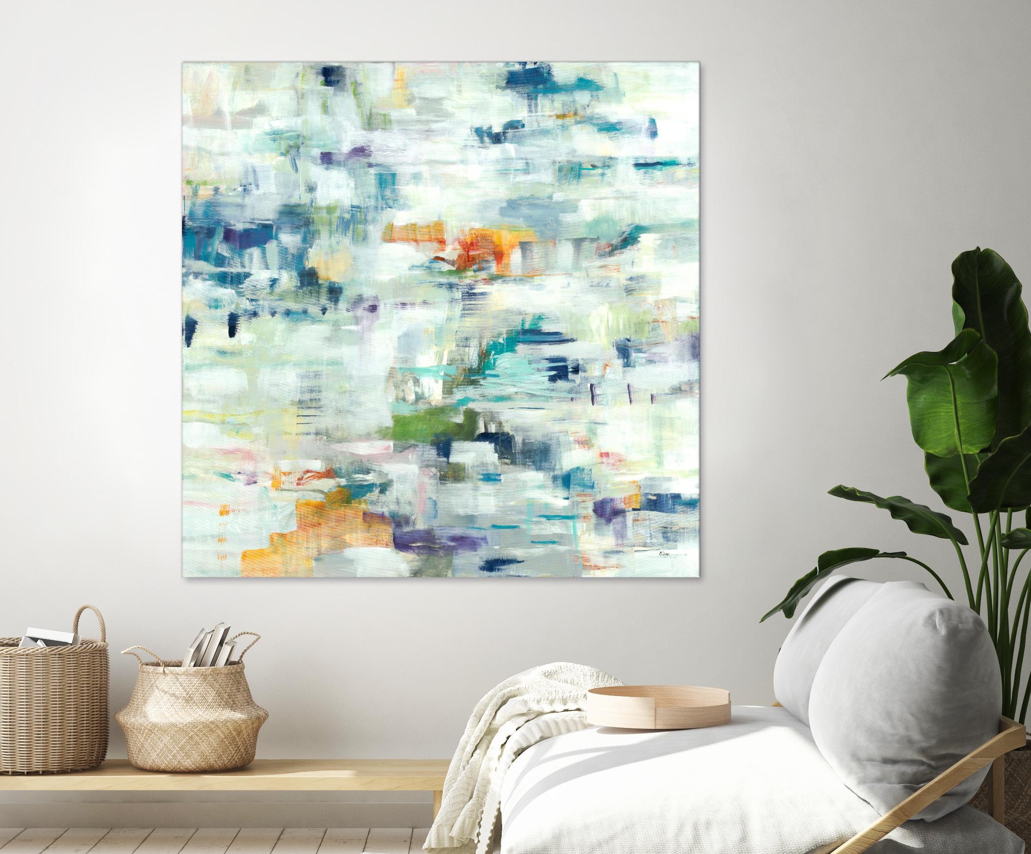 Conclusion Of The Day by Lisa Ridgers on GIANT ART - whites & creams abstract white