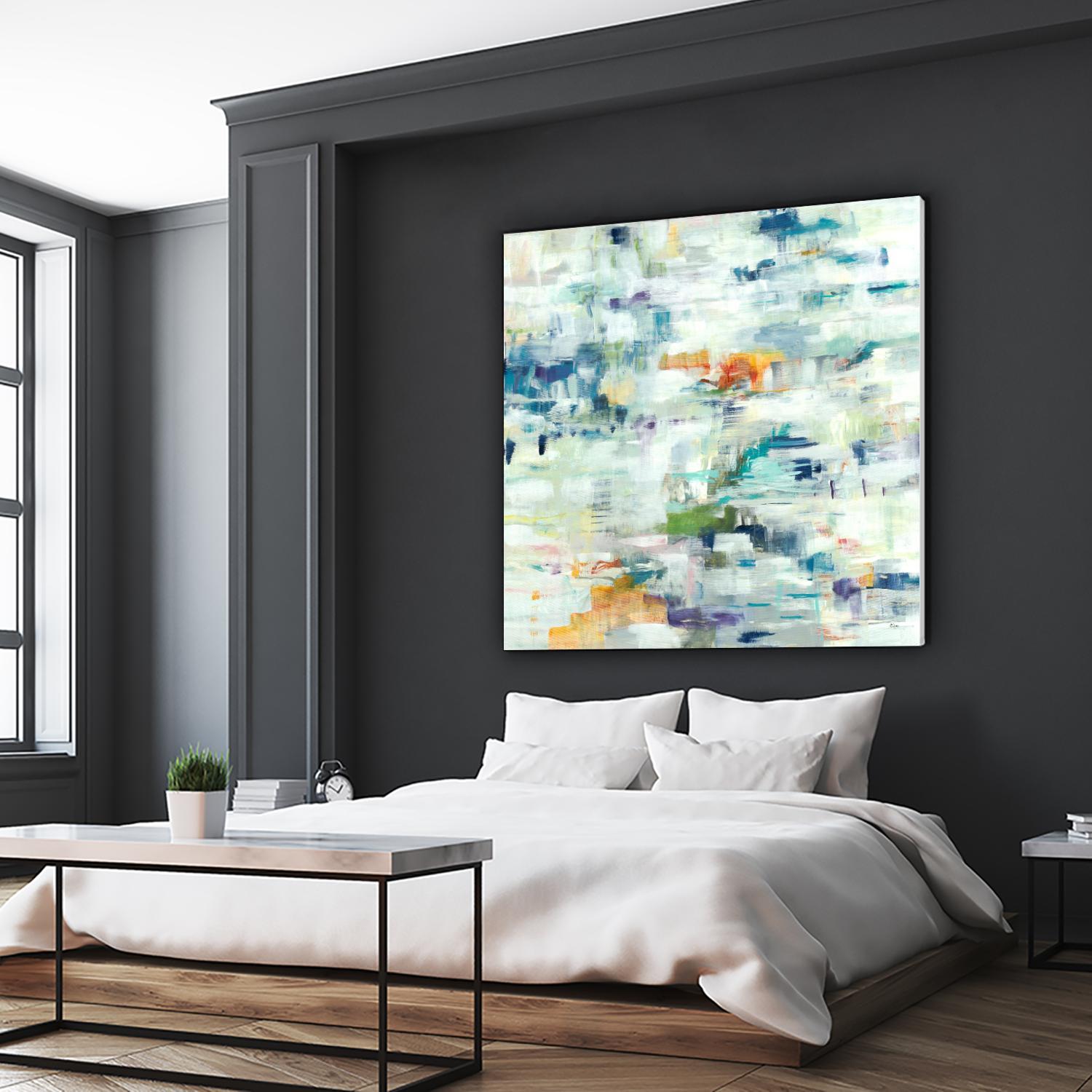 Conclusion Of The Day by Lisa Ridgers on GIANT ART - whites & creams abstract white