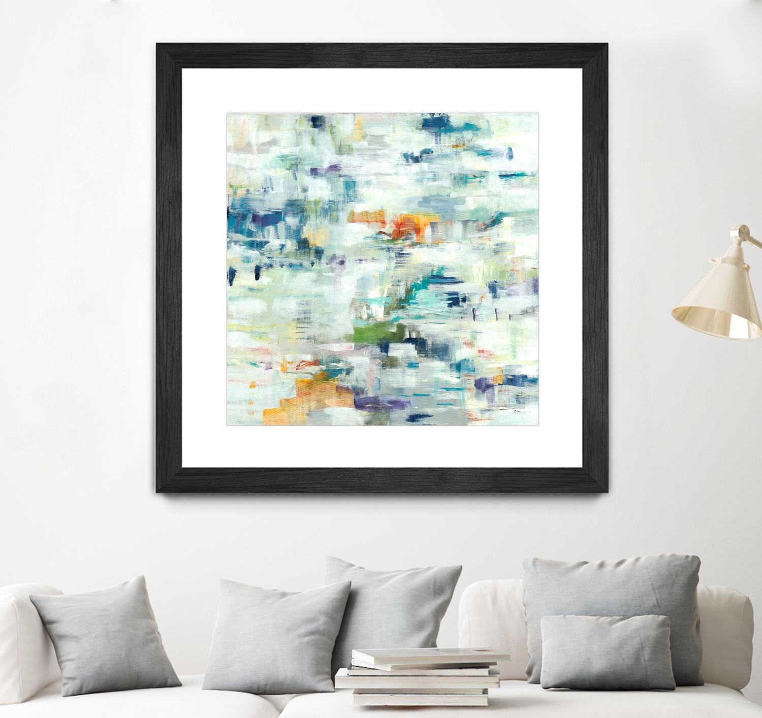 Conclusion Of The Day by Lisa Ridgers on GIANT ART - whites & creams abstract white