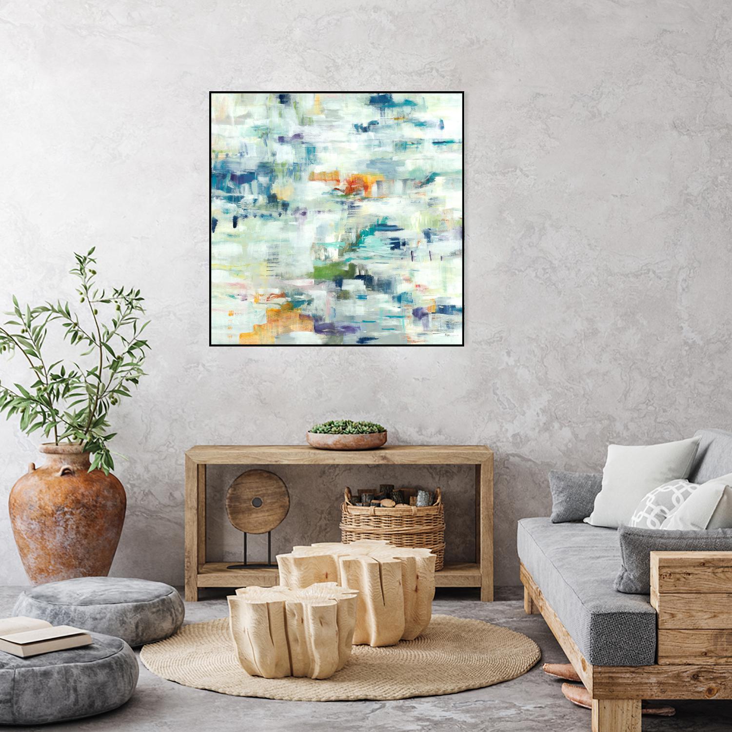 Conclusion Of The Day by Lisa Ridgers on GIANT ART - whites & creams abstract white