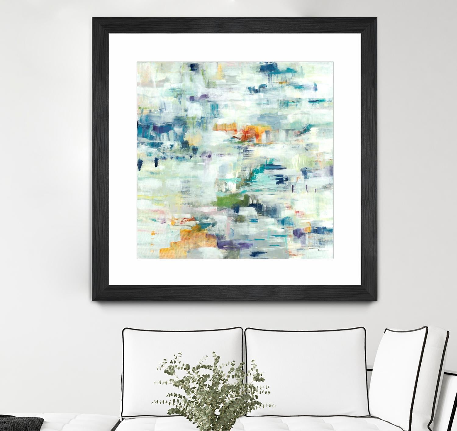 Conclusion Of The Day by Lisa Ridgers on GIANT ART - whites & creams abstract white