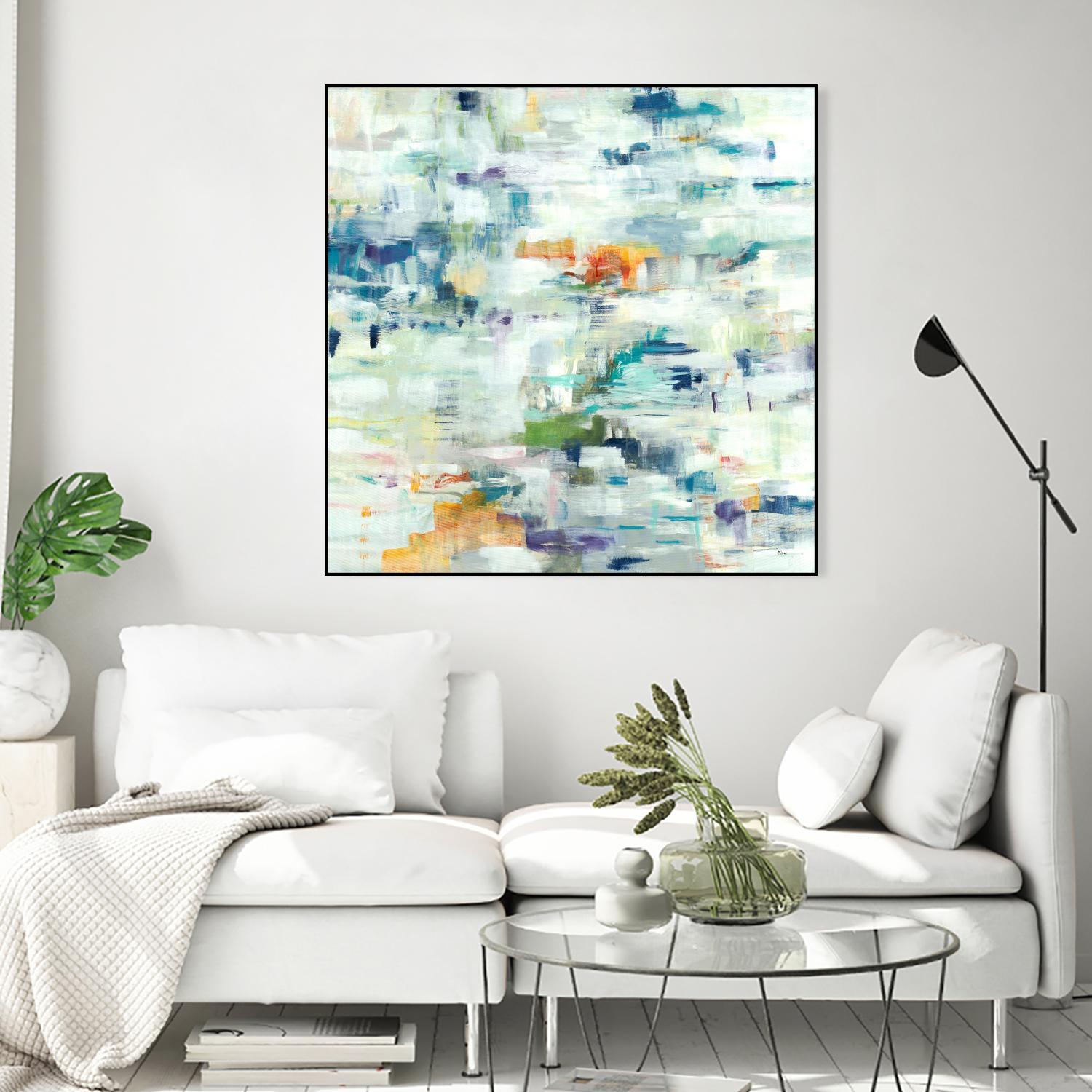 Conclusion Of The Day by Lisa Ridgers on GIANT ART - whites & creams abstract white