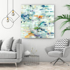 Conclusion Of The Day by Lisa Ridgers on GIANT ART - whites & creams abstract white