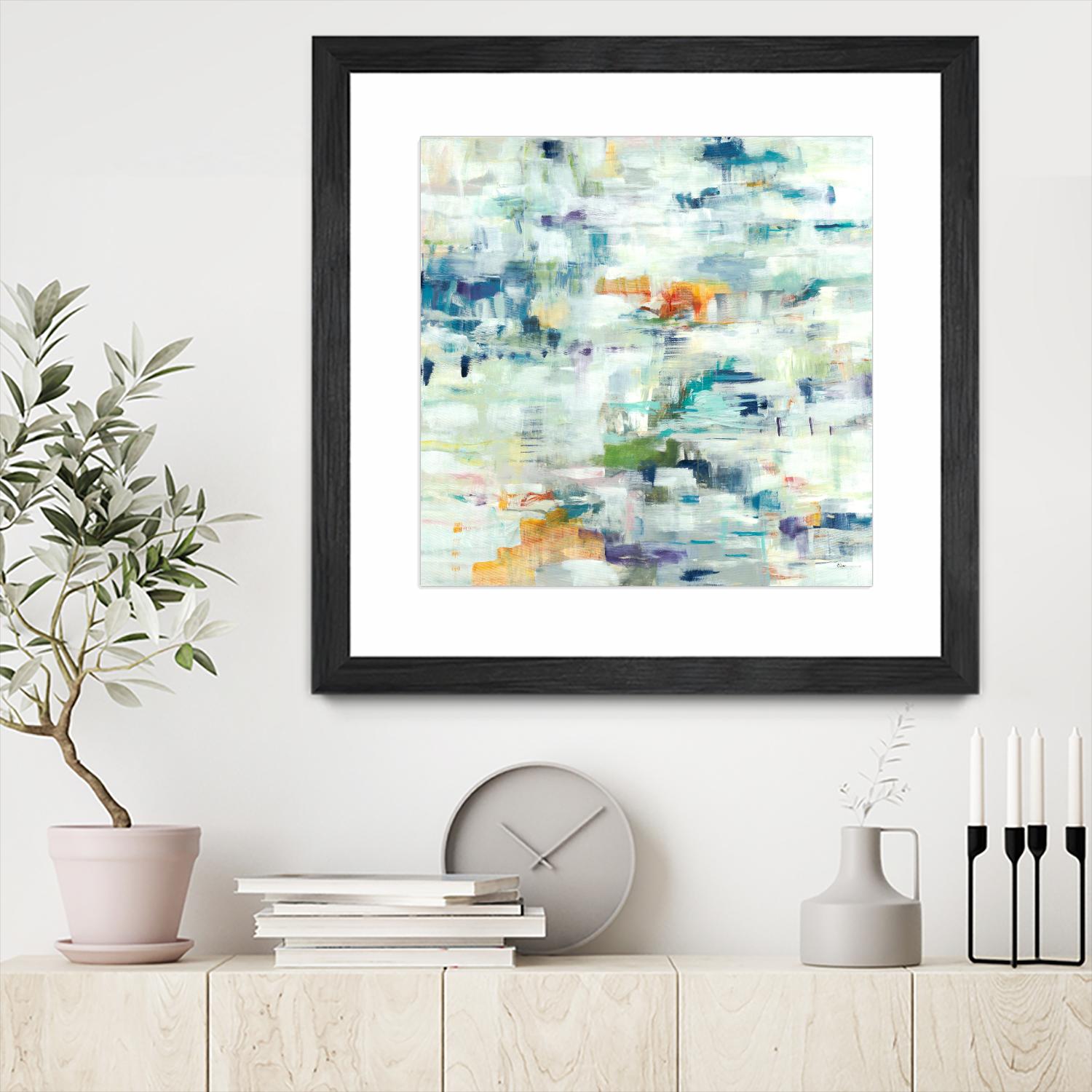 Conclusion Of The Day by Lisa Ridgers on GIANT ART - whites & creams abstract white