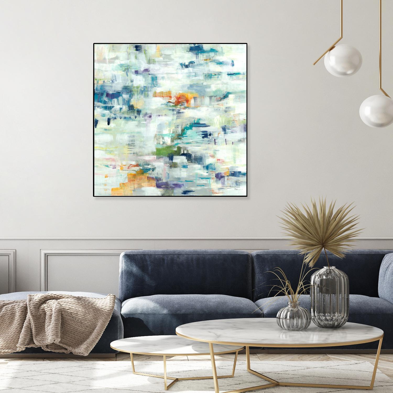 Conclusion Of The Day by Lisa Ridgers on GIANT ART - whites & creams abstract white