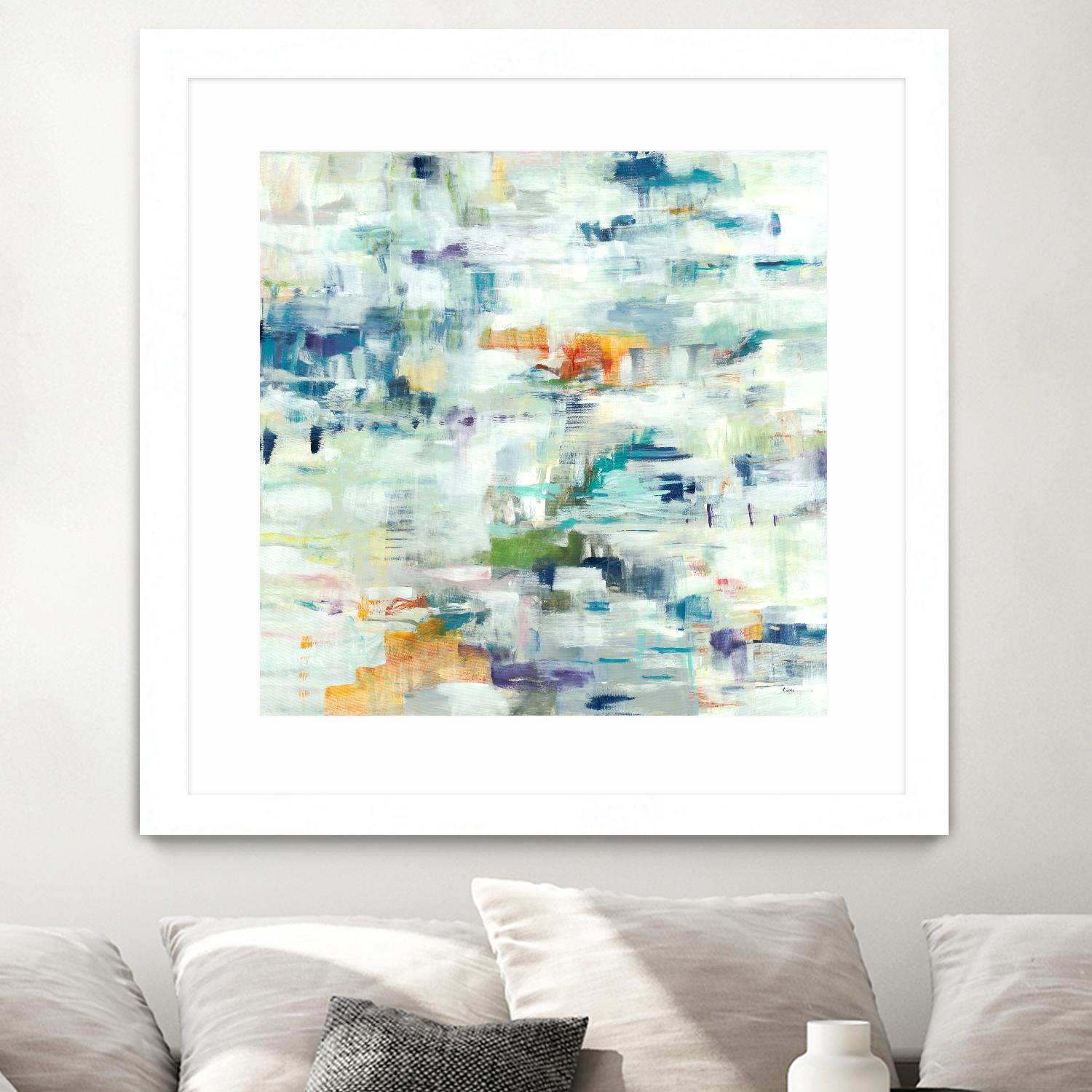 Conclusion Of The Day by Lisa Ridgers on GIANT ART - whites & creams abstract white