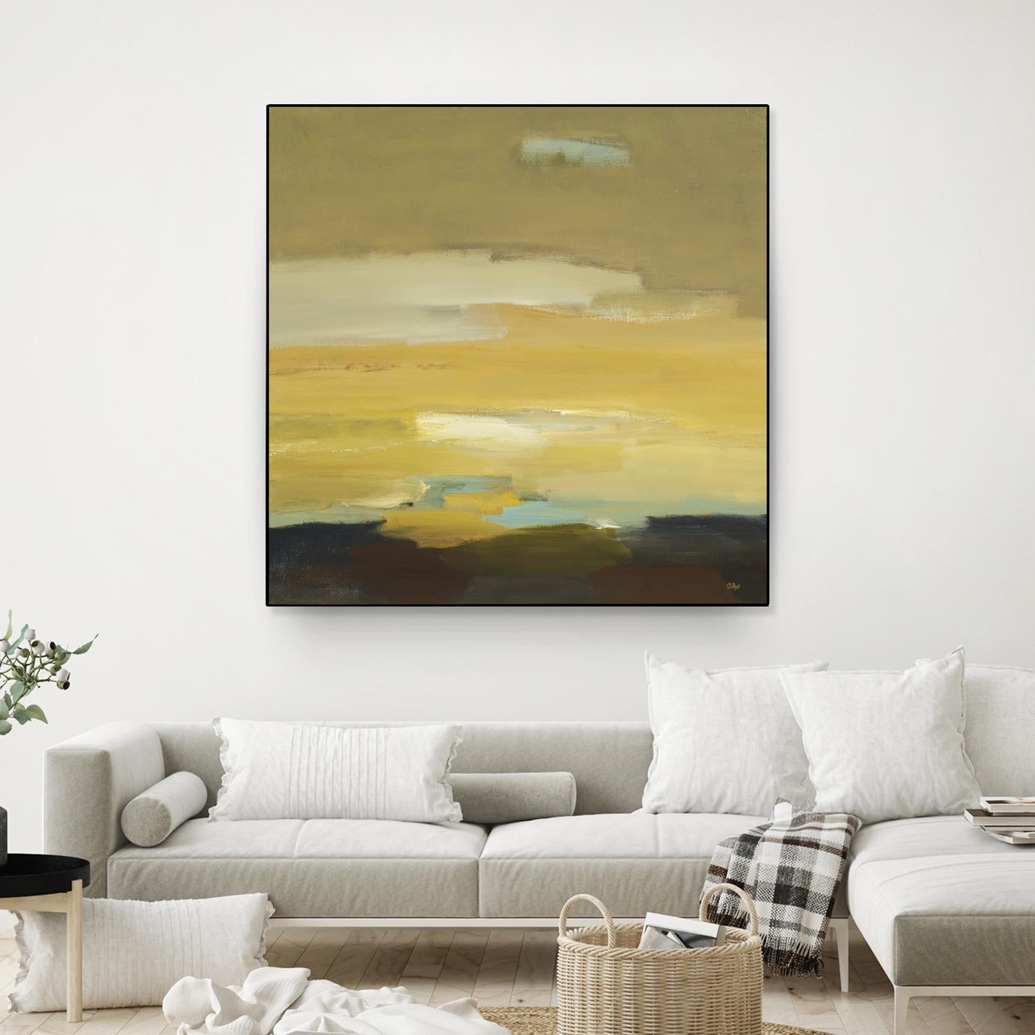 Contemporary Landscape II by Lisa Ridgers on GIANT ART - brown abstract