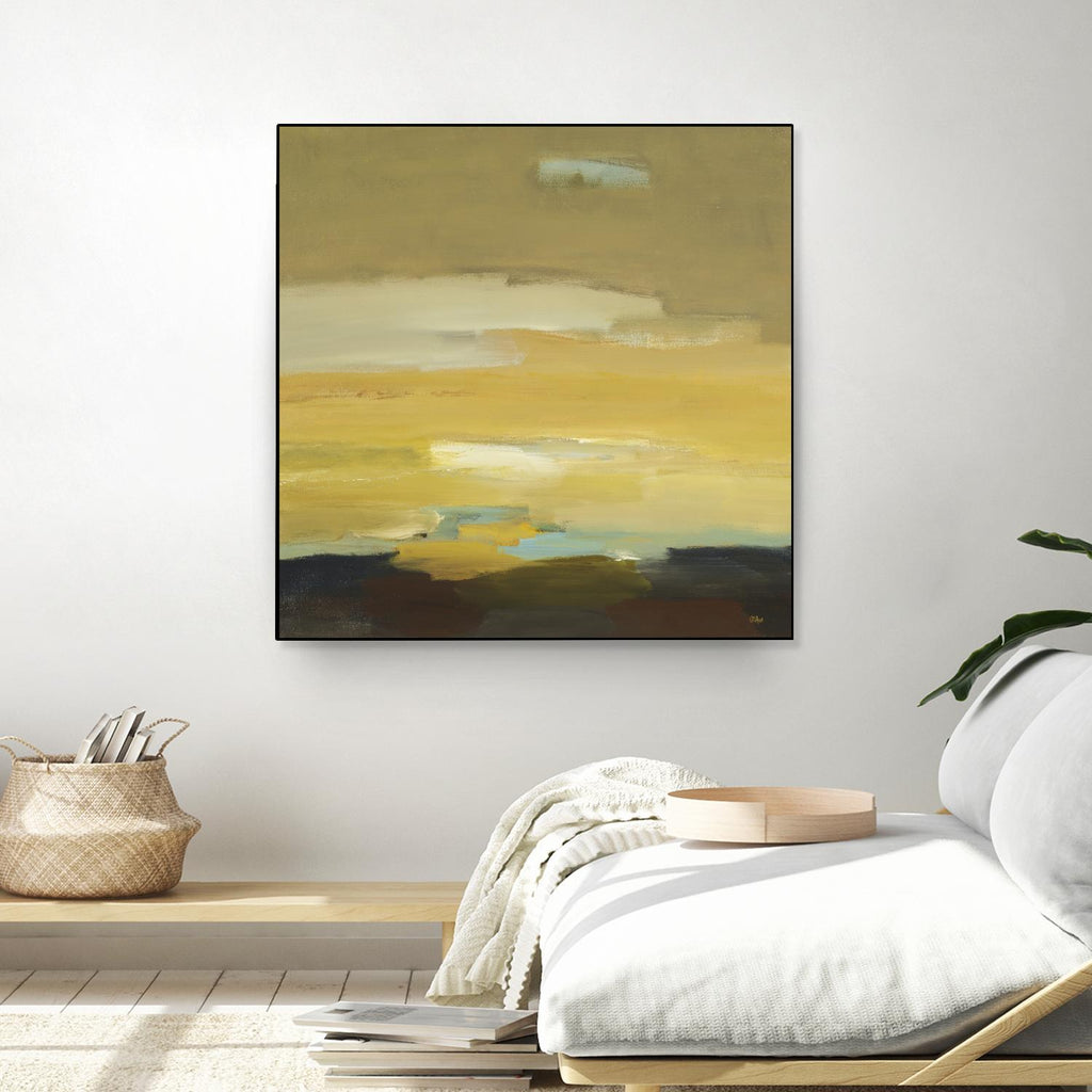 Contemporary Landscape II by Lisa Ridgers on GIANT ART - brown abstract