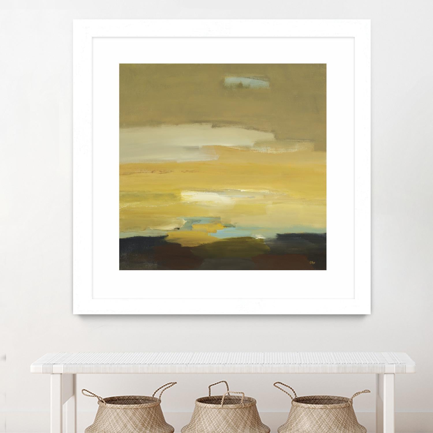 Contemporary Landscape II by Lisa Ridgers on GIANT ART - brown abstract