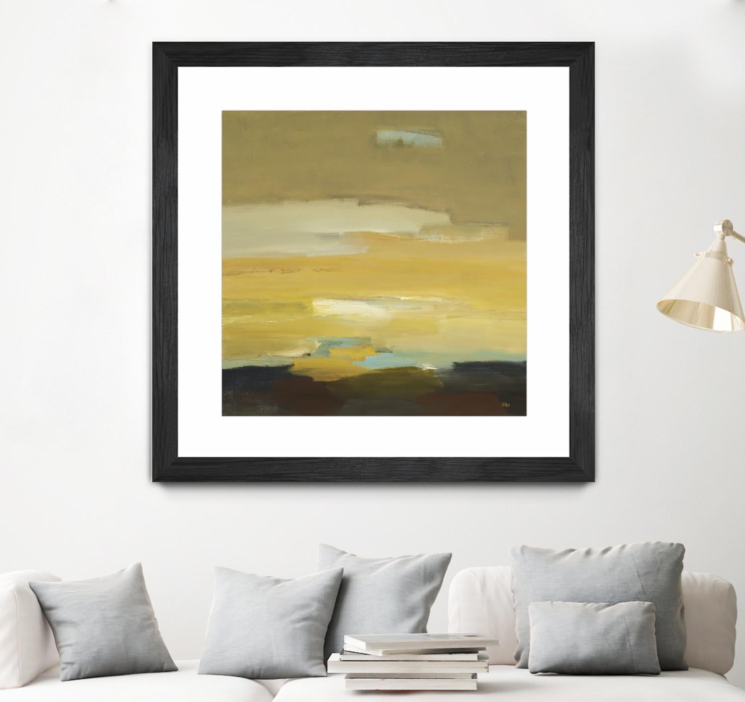 Contemporary Landscape II by Lisa Ridgers on GIANT ART - brown abstract