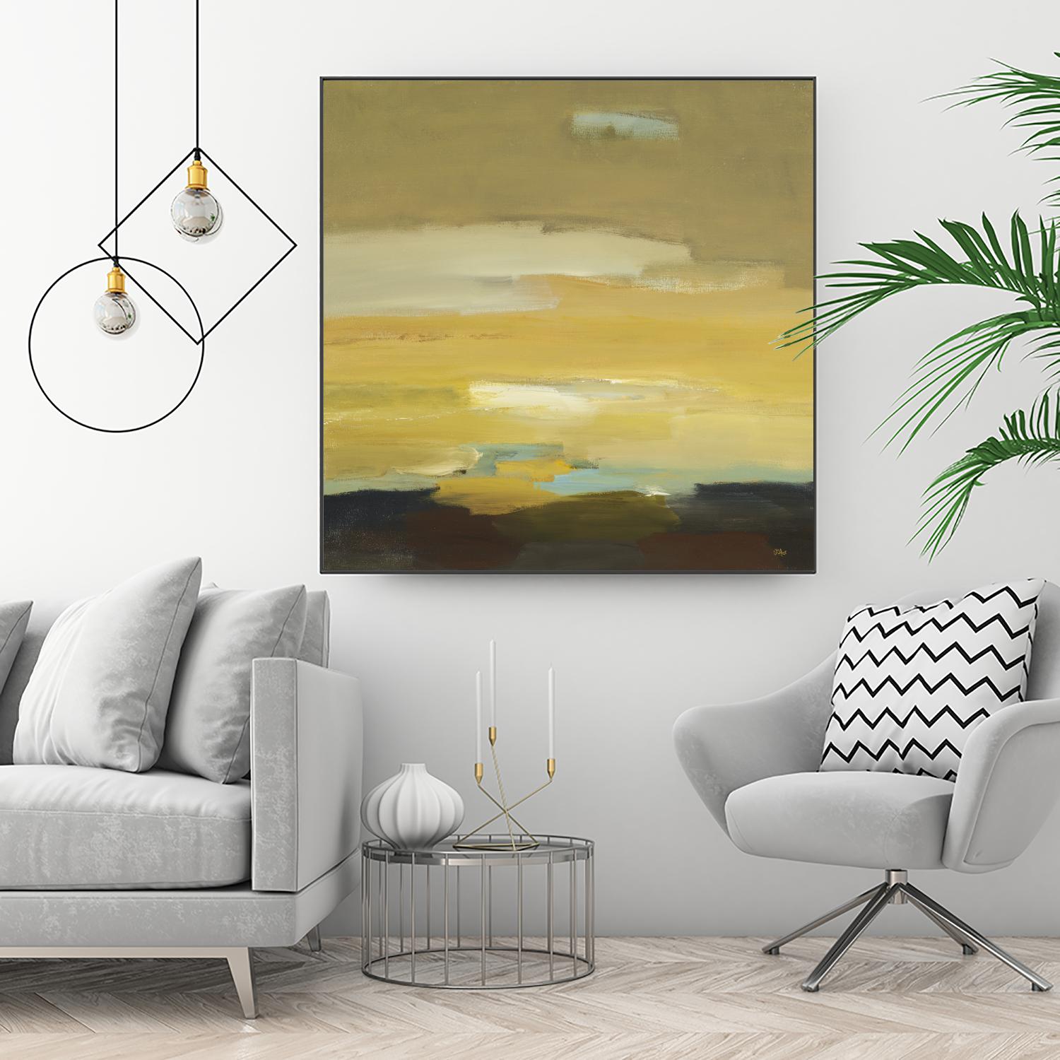 Contemporary Landscape II by Lisa Ridgers on GIANT ART - brown abstract